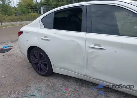 2018 Infiniti Q50 3.0T Sport z USA, uszkodzony, nr VIN JN1EV7AR6JM431128